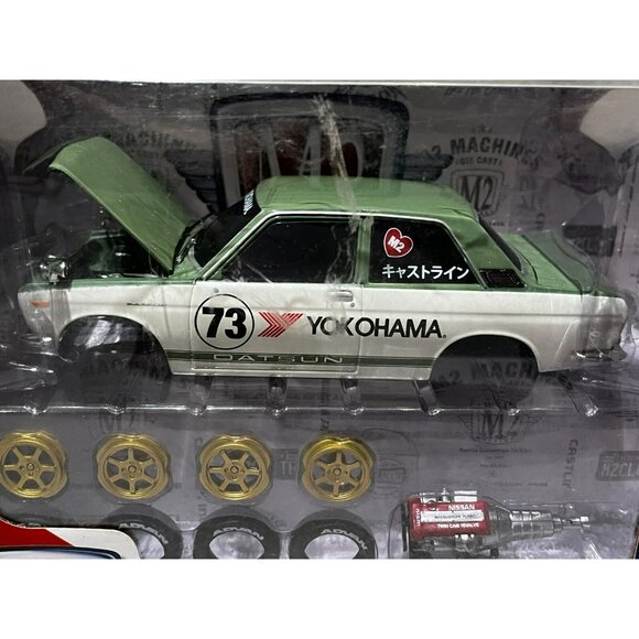 M2 Machines 1970 Datsun 510 Model Kit 1/24 Diecast Metal Car Yokohama NEW NIB - Picture 1 of 14
